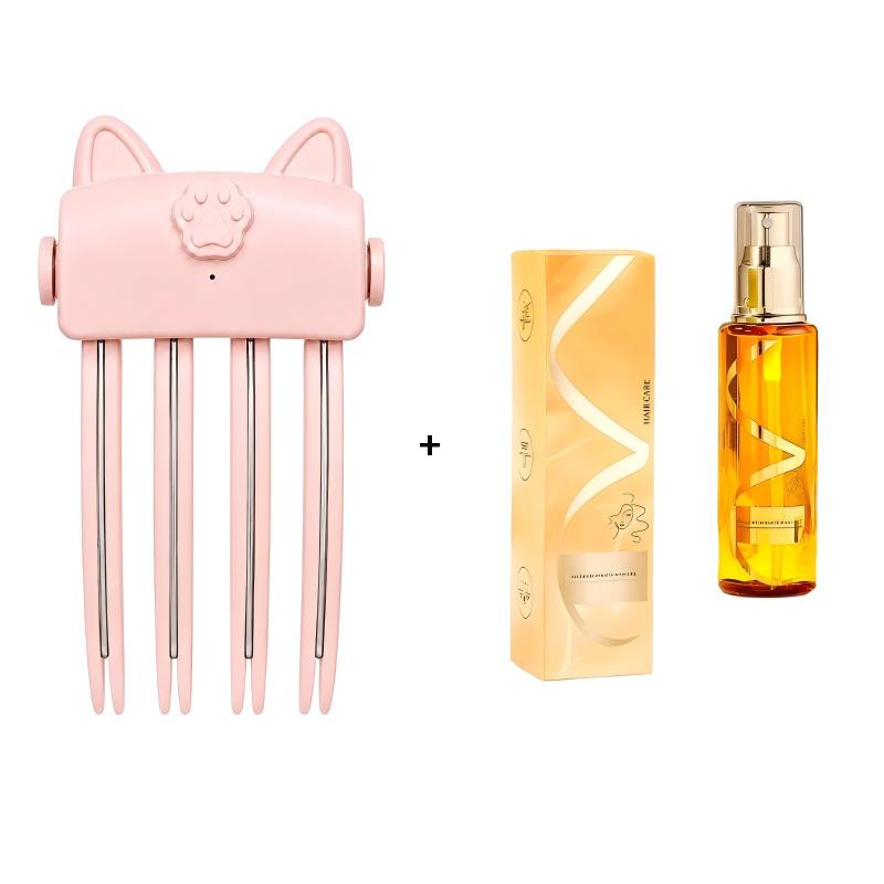 💥Surprise 50% Off!💇 Wireless Heated Volumizing Root Lift Clip, Portable Travel Hair Styling Tool for Flat Fine Hair