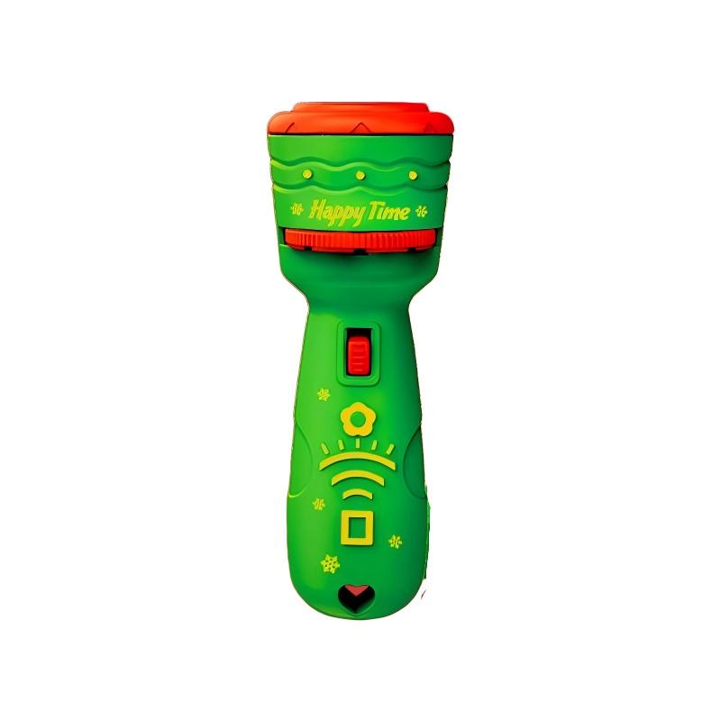 🎄 Kids Christmas Halloween Projection Flashlight Toy – Create Magical Bedtime Stories With 24 Festive Light Slides