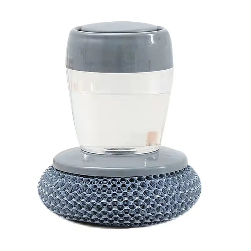 2 in 1 Liquid Soap Dispensing Palm Brush