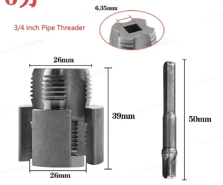đ„Pipe Tapping and Threading Tool | Dual-Specification Compatible