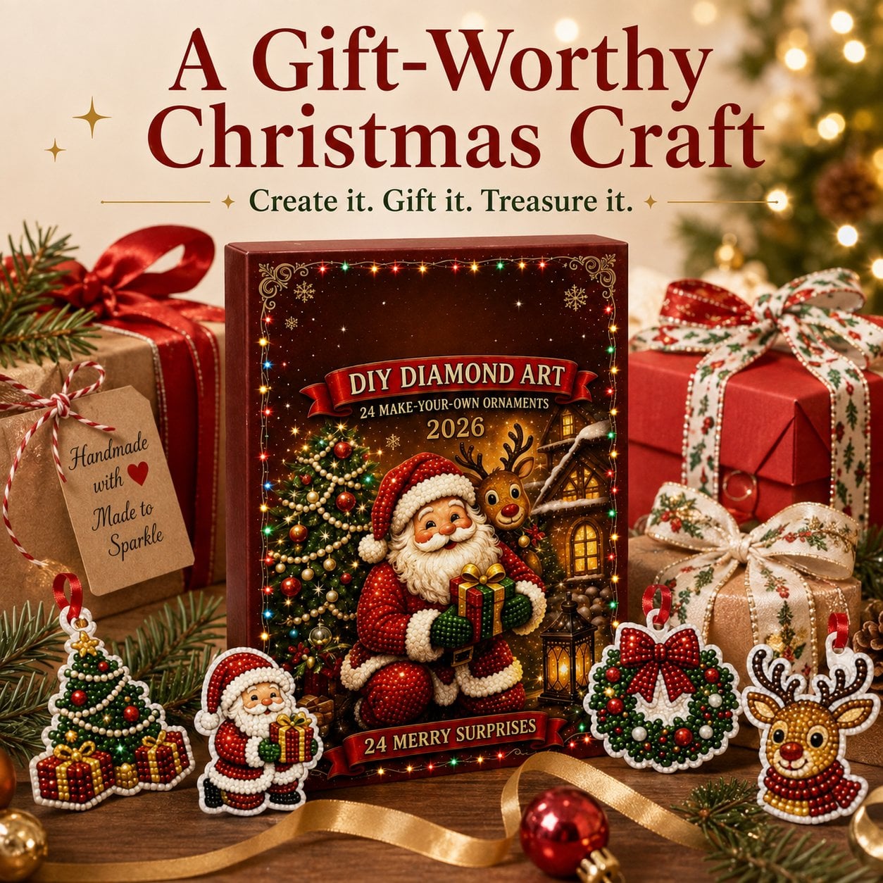 🔥LAST DAY 49% OFF-🎄24 Christmas Ornaments To Make & Hang