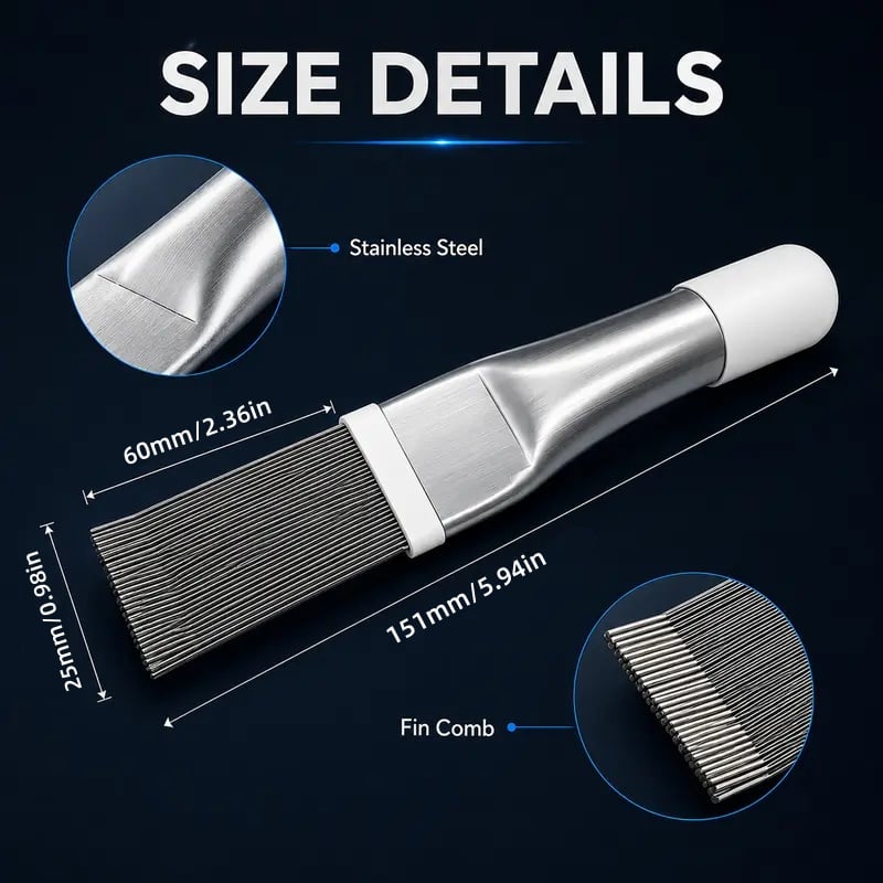 AC Fin Comb and Condenser Fin Straightener Cleaner