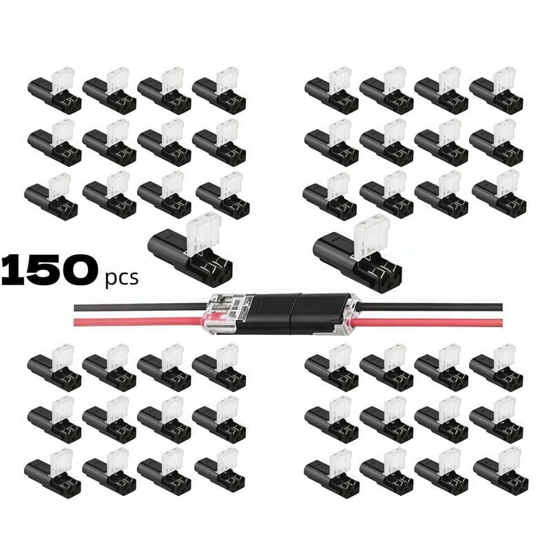✨🔥Double-Wire Plug-in Connector Led Light Strip Connectors 2 Pin