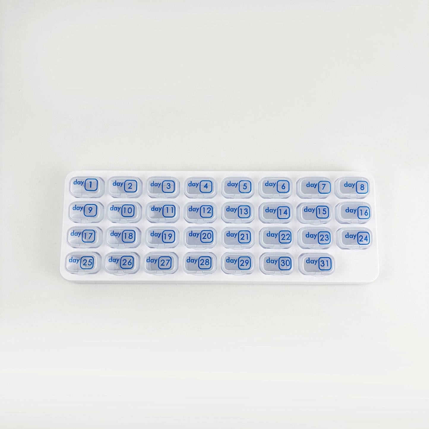 ๐31 Days Pill Box-Monthly Pill Organizer-Arthritis-Friendly Easy-Open Lids