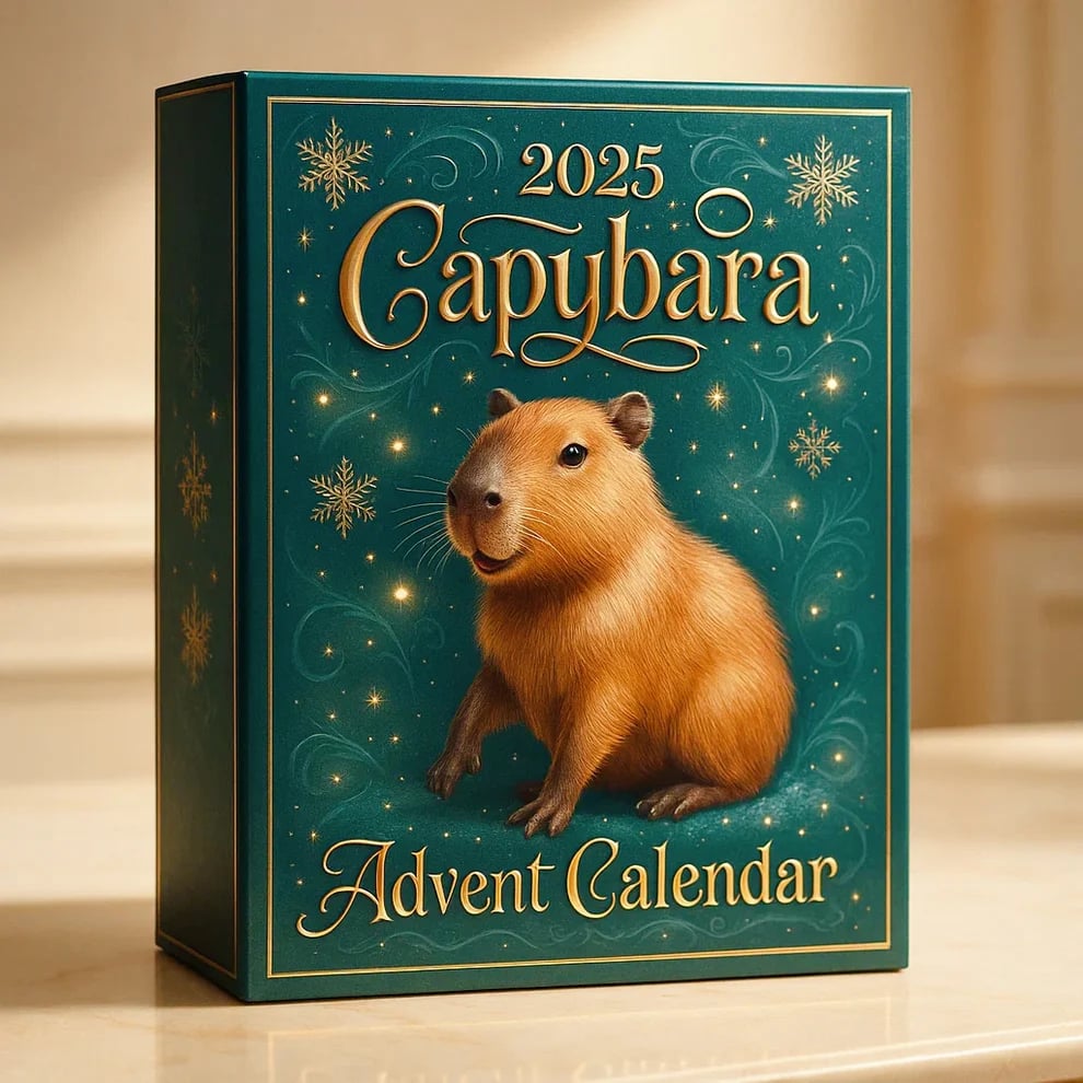 3D Capybara Advent Calendar