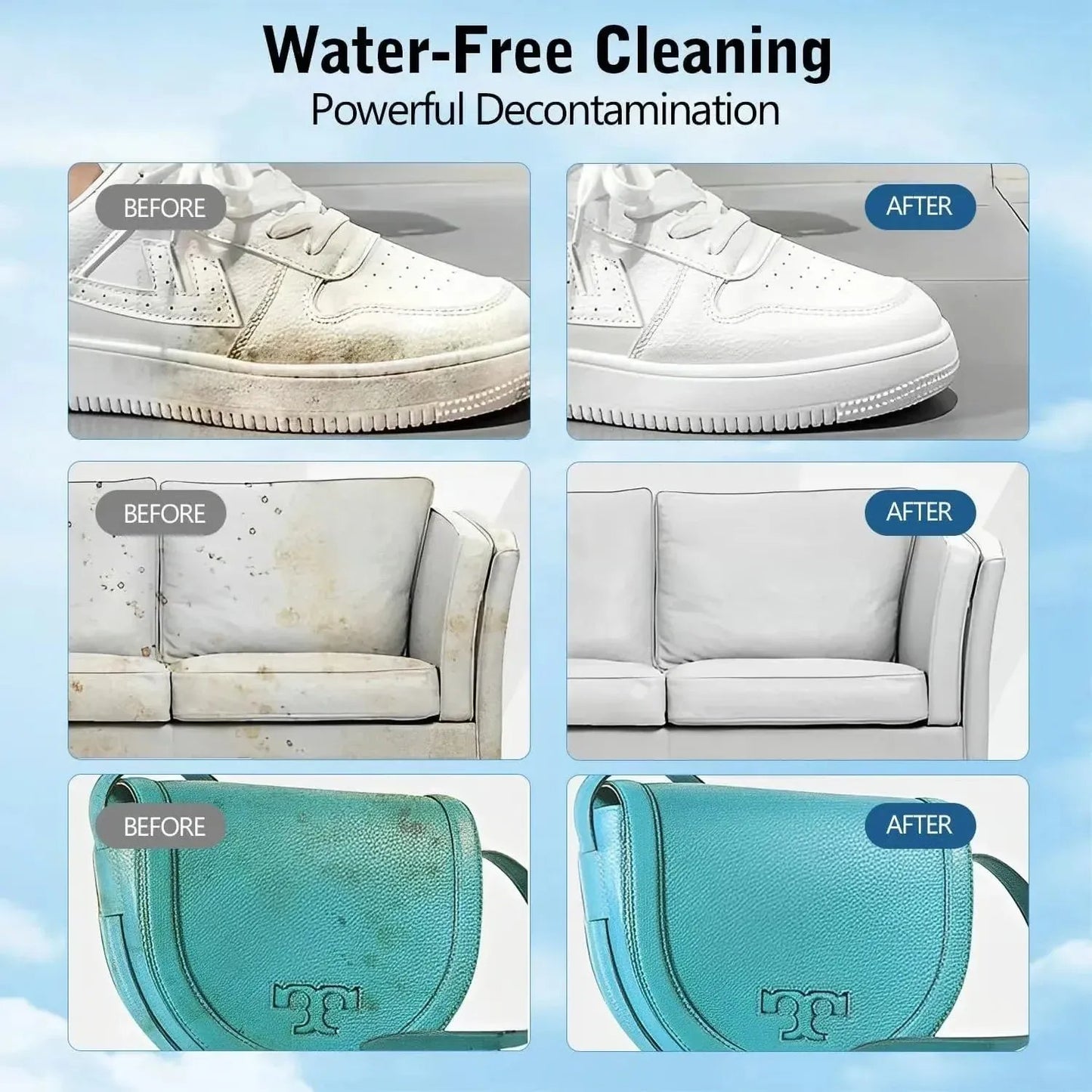 🔥HOT SALE🔥🎁Waterless cleaning cream for white shoes with sponge