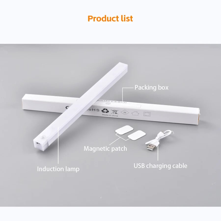 🔥Only $8.99 Last Day Promotion!💡 Punch-free Smart Sensor Magnetic Rechargeable LED Lights
