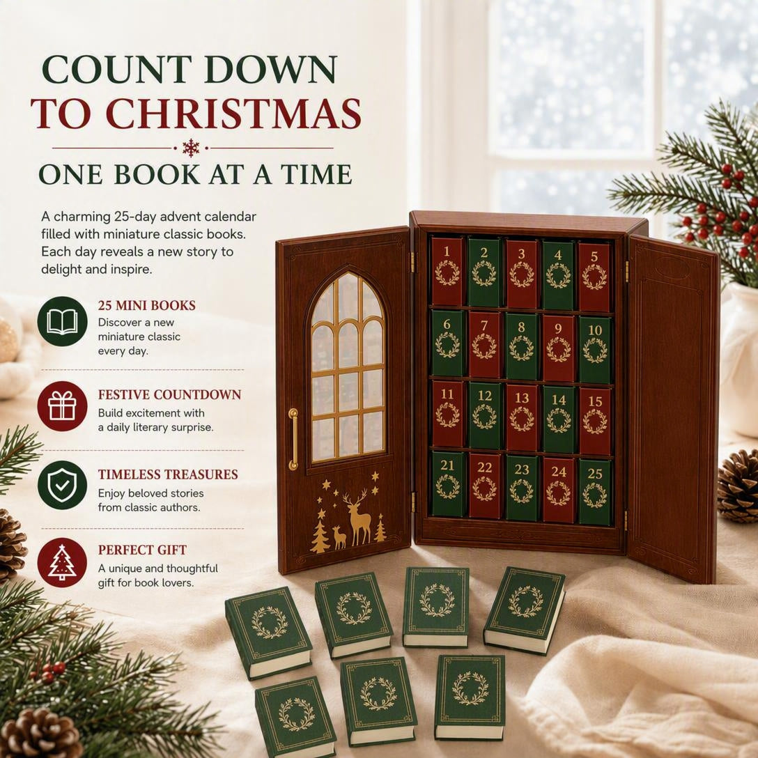 ๐ 25-Day Mini Book Advent Calendar โ A Book Lover's Christmas Countdown