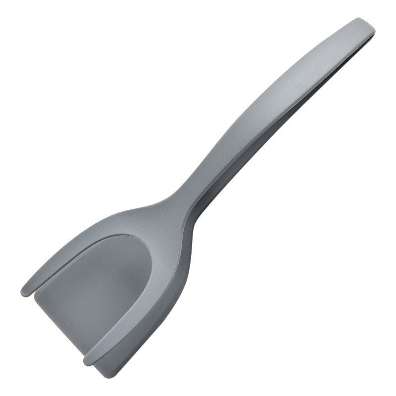 π³β¨ What a great deal! 2-in-1 Kitchen Spatula Tongs β Food Grade Silicone Tips, Non-Stick, Heat Resistant, Long Handle β¨