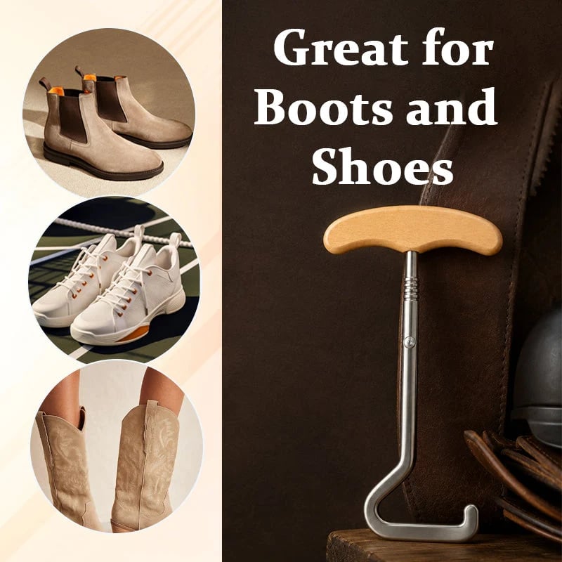 🐎 Convenient Shoe Wear Tool – Less Bending for Seniors & Family