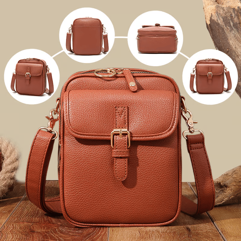 π₯ Crossbody Leather RFID Bag