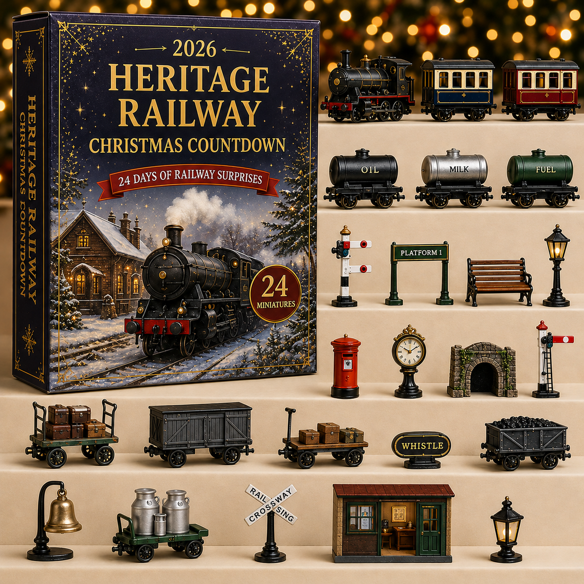 🚂 Heritage Railway Advent Calendar | 24 Christmas Surprises