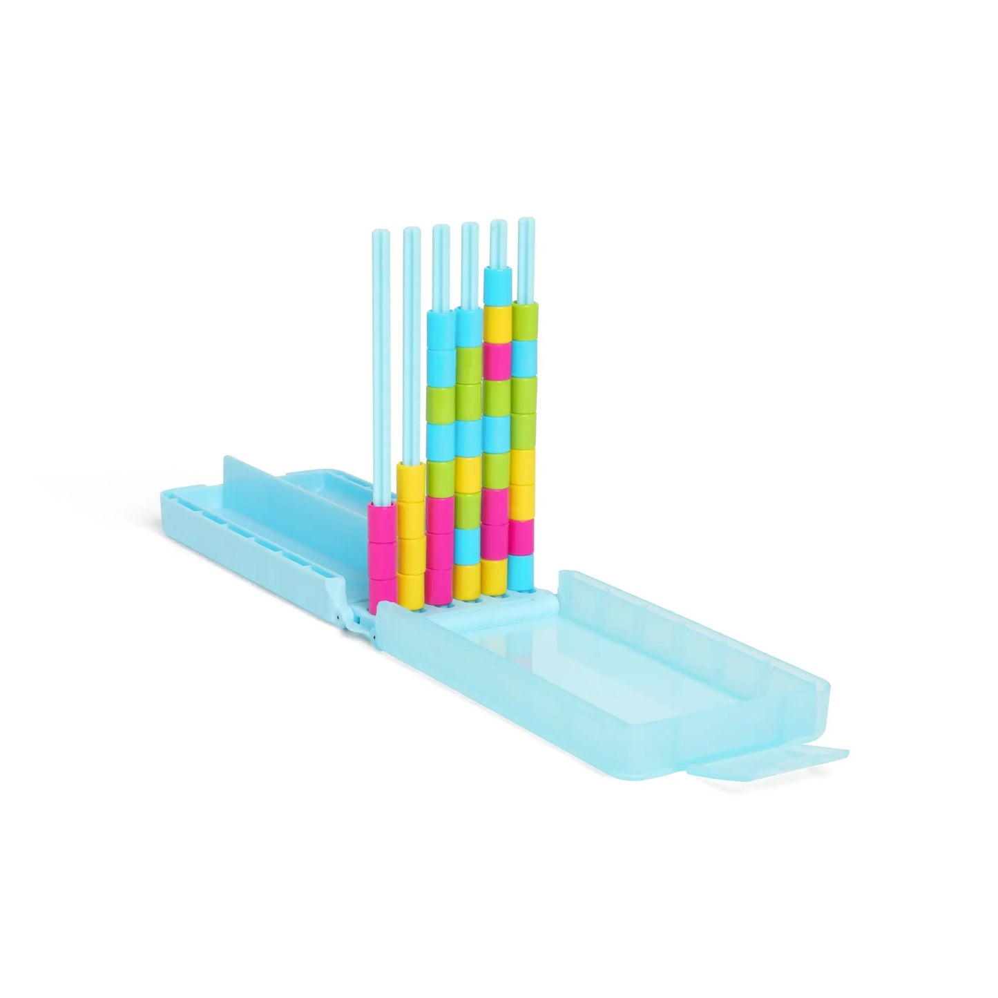 🌈 Mini Challenge 🎯 – Portable Brain Teaser Travel Game with 40 Color Rings ✈️