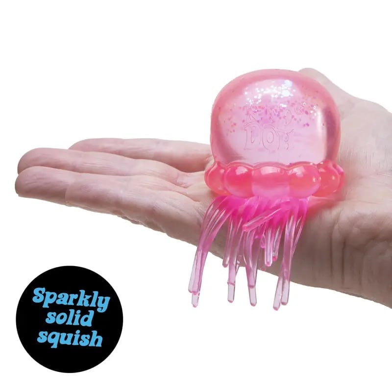 NeeDoh Schylling Jelly Squish – Soft Gel-Filled Sensory Squeeze Toy for Home, Office & Travel