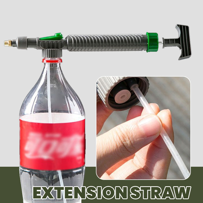šæ50% OFF NOW! Manual Drink Bottle Sprayer with Adjustable NozzleāPortable DIY Garden Spray Tool, Fits Standard Plastic Bottles for Plant Watering, Fertilizing & Pest Control