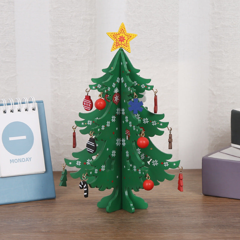 🎄Christmas Pre Sale£7.99!!☃️🎄DIY Wooden Christmas Tree Ornament Set – Build, Decorate & Play! ✨🎅