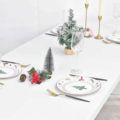🌸 LIMITED TIME 60% OFF! ✨Pack Stretch Fabric Table Top Cap Cover, fits 4ft/6ft/8ft Tables