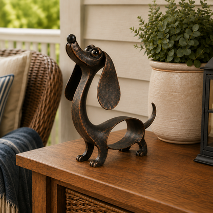🐾Whimsical Dachshund Sculpture – Charming Dog Decor & Gift for Dachshund Lovers🐶