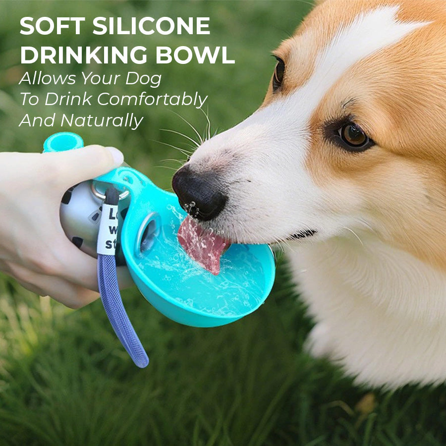 ⏳Time-Limited Special⏰2-in-1 Portable Dog Water Bottle for Small Dogs - Leak-Proof & Compact