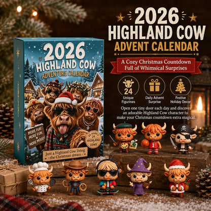 2026 Highland Cow Advent Calendar