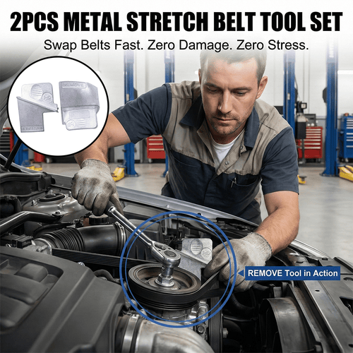 Metal Stretch Belt Remover Installer Tool Set