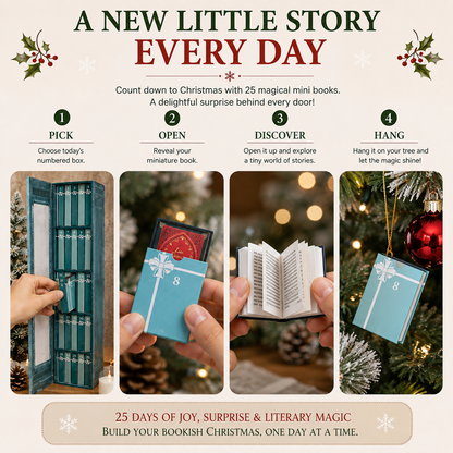 📚 25-Day Mini Book Advent Calendar – A Book Lover's Christmas Countdown