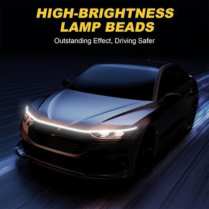 🔥🚗Dynamic Scan HoodBeam Kit- 48% OFF! Light up your hood with hypnotic smooth scanning effects! ✨🚗