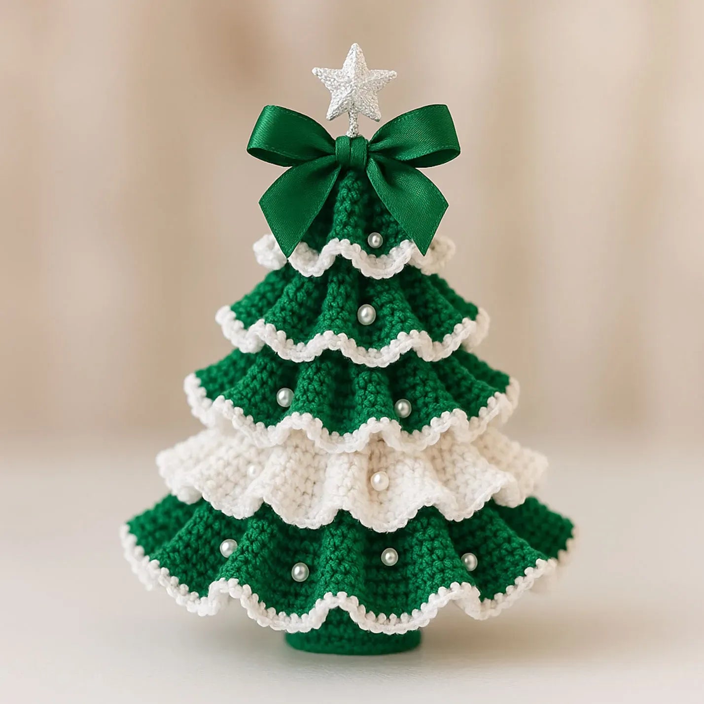 🎄 DIY Crochet Christmas Tree Kit – Create Your Own Holiday Magic
