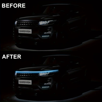 🔥🚗Dynamic Scan HoodBeam Kit- 48% OFF! Light up your hood with hypnotic smooth scanning effects! ✨🚗