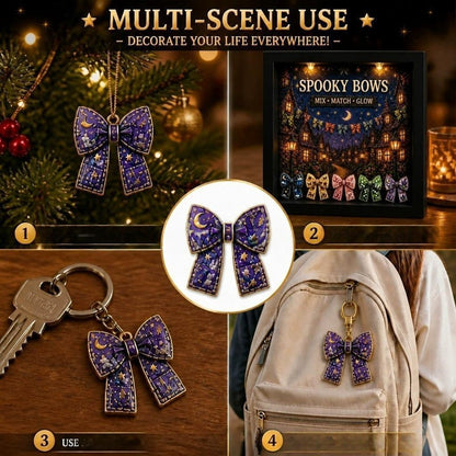 HALLOWEEN KICKOFF: 48% OFF – 2026 Little Bow Halloween Advent Calendar – 24 Days of Magical Bow Surprises, Spooky Acrylic Ornaments Blind Box