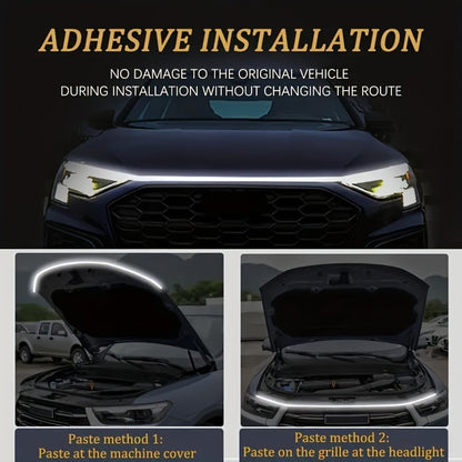 🔥🚗Dynamic Scan HoodBeam Kit- 48% OFF! Light up your hood with hypnotic smooth scanning effects! ✨🚗