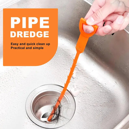 🛠️50% OFF NOW! 20.5‑inch Drain Snake – Flexible Durable Hair Clog Remover Tool, Quick Sink Tub Pipe Dredger, Reusable Drain Cleaner Stick for Bathroom Kitchen Sewer Blockages