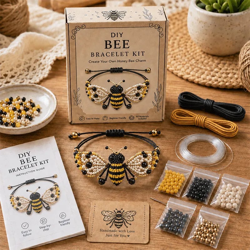 🔥Last Day 49% OFF🔥DIY Beaded Bracelet Making Kit