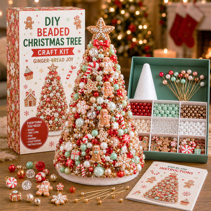 🔥Last Day 49% OFF - 🎄✨ DIY Beaded Christmas Tree Craft Kit