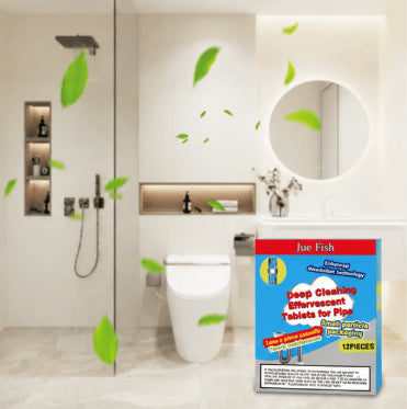 🔥Buy More Save More❤️Powerful Cleaning Effervescent Tablets for Pipe, Fast Dissolve Hair Grease Clogs