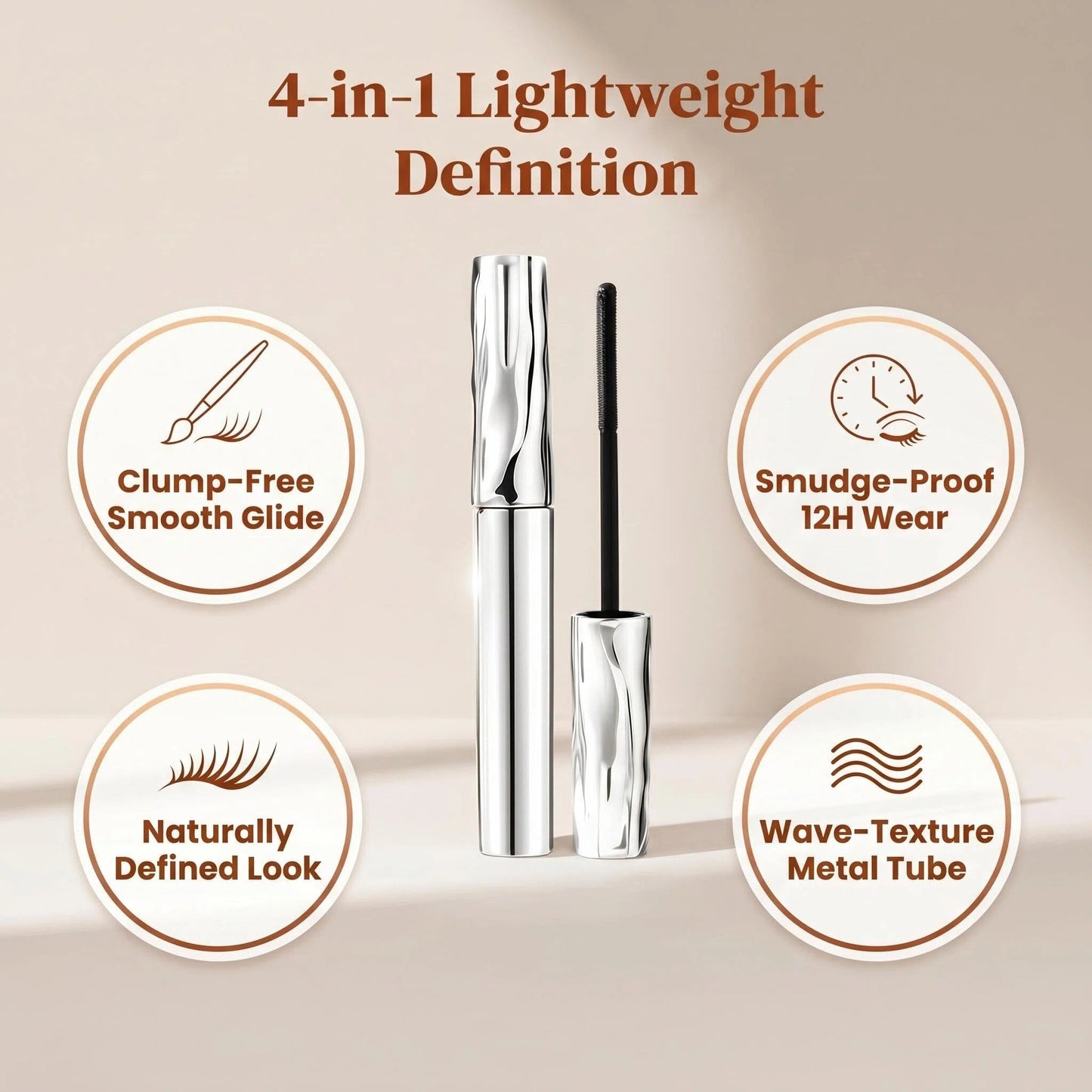 ✨LAST DAY BUY 1 GET 1 FREE!!✨Ultimate Waterproof & Sweatproof Lengthening & Curling Mascara👁️