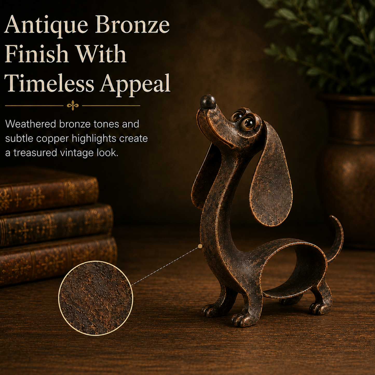 🐾Whimsical Dachshund Sculpture – Charming Dog Decor & Gift for Dachshund Lovers🐶
