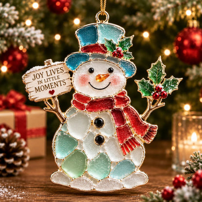 🎄 Sea Glass Christmas Blessing Ornaments