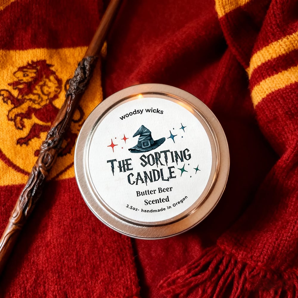 🕯The Sorting Candle - Butter Beer Scented candle 3.5oz