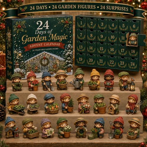CHRISTMAS KICKOFF 49% OFF - 2026 Garden Magic Blind Box - 24‑Day Festive Countdown, Garden Figures Blind Box - Gift For Garden Lovers