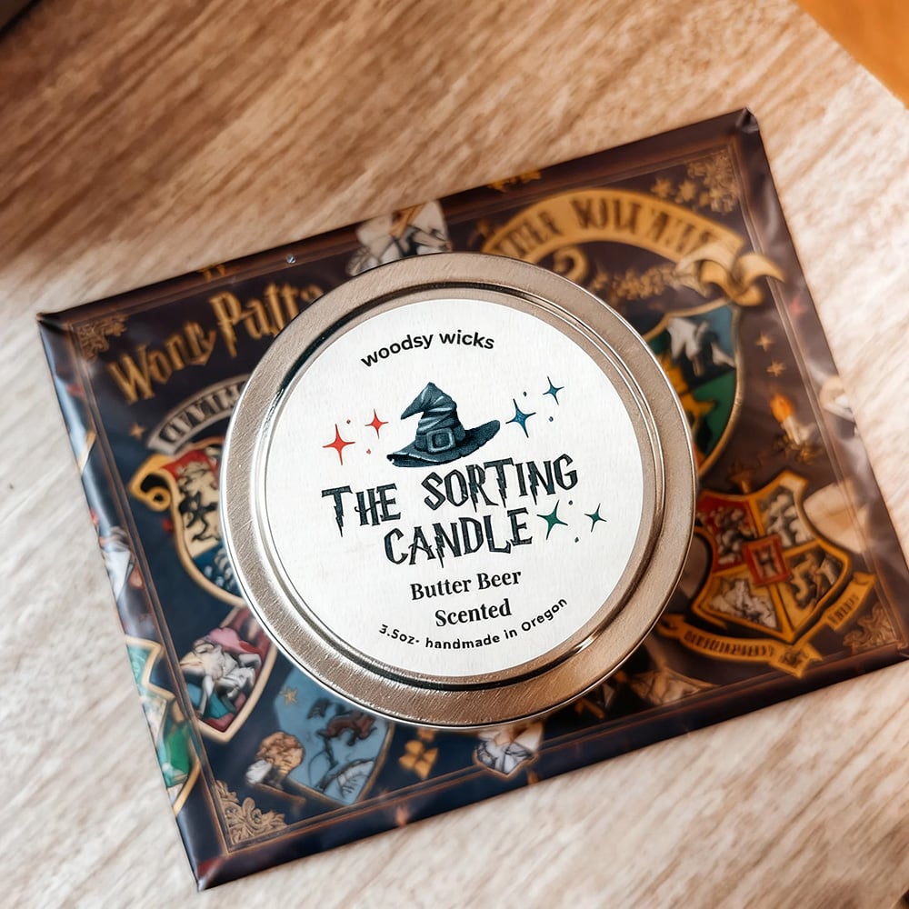 🕯The Sorting Candle - Butter Beer Scented candle 3.5oz