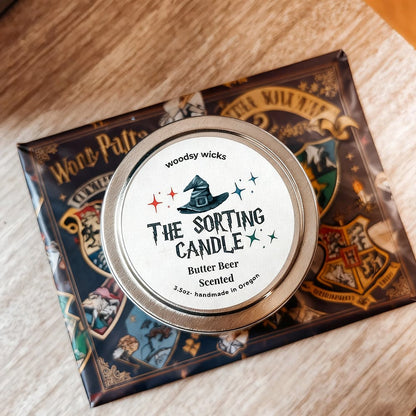 🕯The Sorting Candle - Butter Beer Scented candle 3.5oz