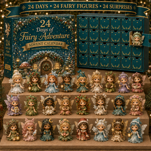 CHRISTMAS KICKOFF 49% OFF - 2026 Fairy Adventure Blind Box - 24‑Day Festive Countdown, Fairy Figures Blind Box - Gift For Fairy Lovers