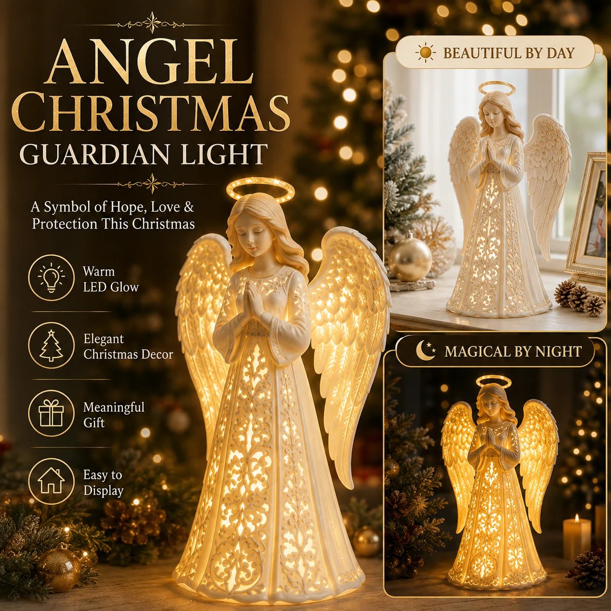 Angel Christmas Guardian Light – A Symbol of Hope, Love & Protection