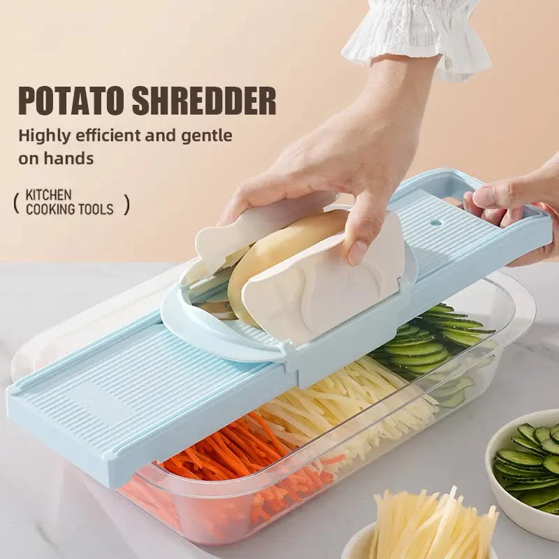 ⏰  – Limited Stock 🏆🥕 Multifunctional Kitchen Vegetable Slicer Set – 81,000+ Sold! | Chops, Dices, Spirals & Shreds in Seconds ⚡🍽️