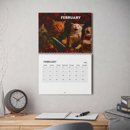 🍺🐱 2027 Drunk Cats Calendar