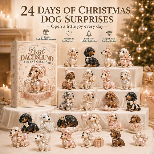 🐶 2026 Dachshund Christmas Advent Calendar – 24-Day Collectible Countdown for Dog Lovers