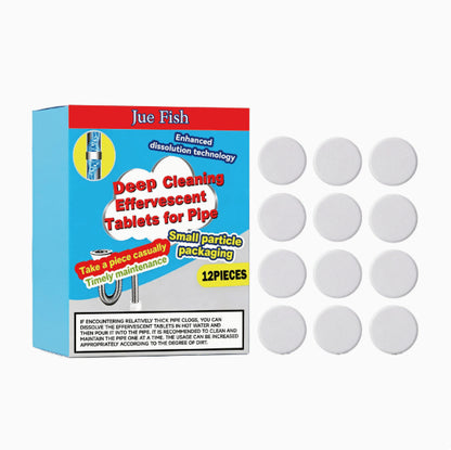 🔥Buy More Save More❤️Powerful Cleaning Effervescent Tablets for Pipe, Fast Dissolve Hair Grease Clogs