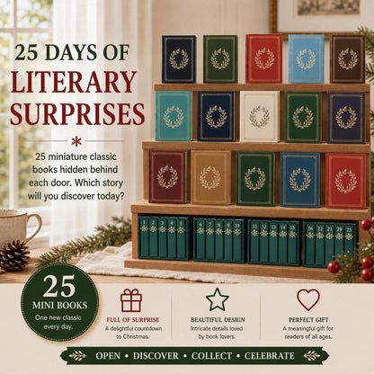 📚 25-Day Mini Book Advent Calendar – A Book Lover's Christmas Countdown