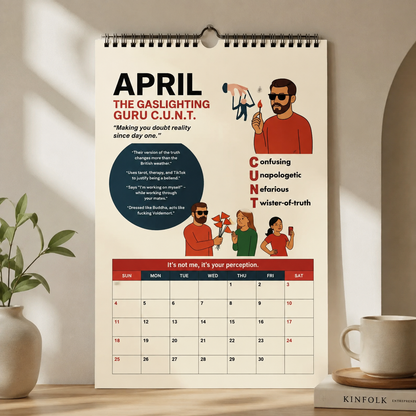 🔥The C.U.N.T. 2027 Wall Calendar – 12 Months of Pure Unfiltered Chaos